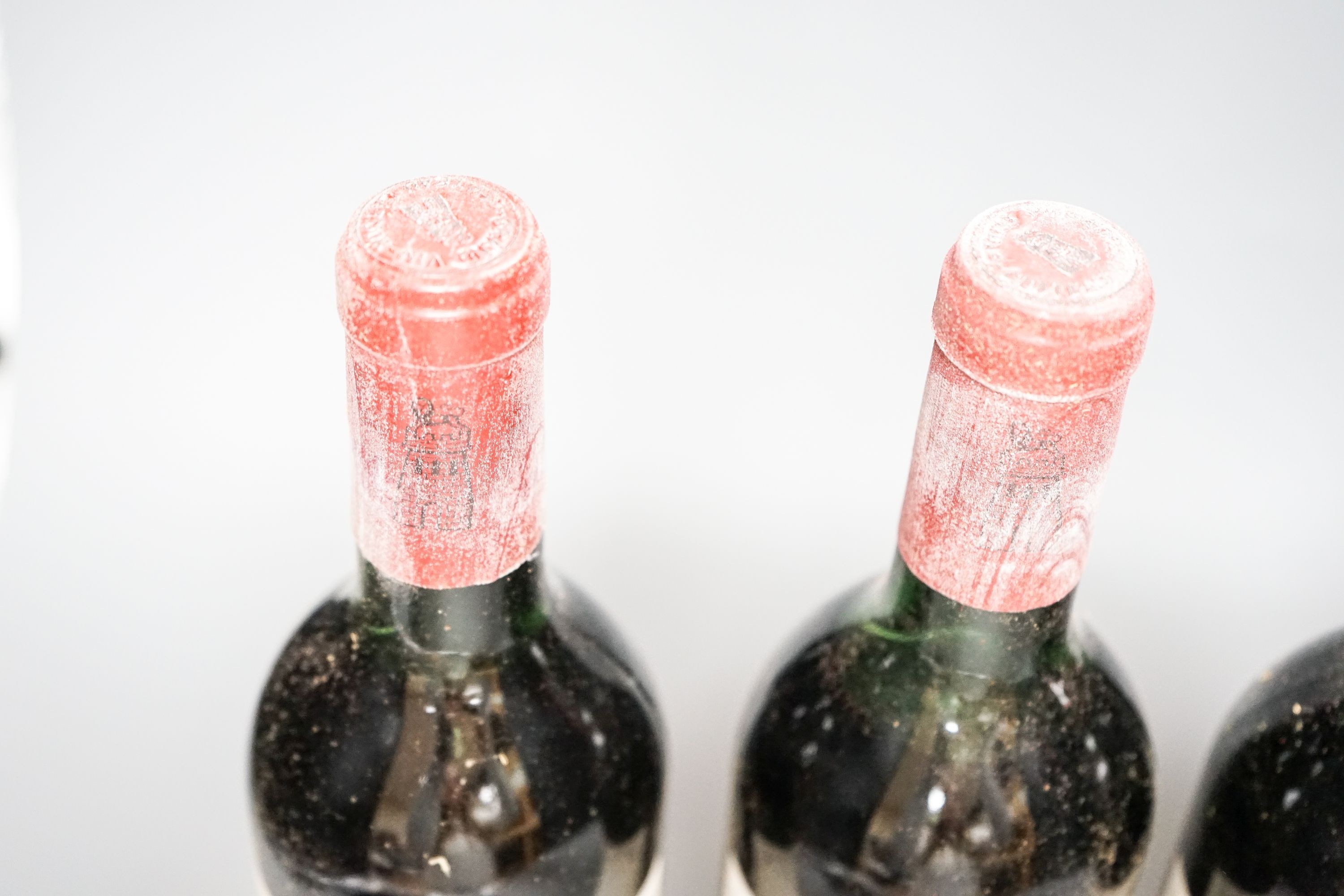 Four bottles of Grand Vin De Chateau Latour 1967